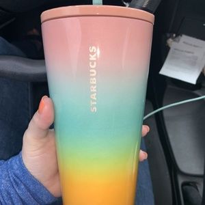 Sold out Limited edition Starbucks Rainbow tumbler